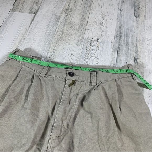 Patagonia Men’s Stand Up Flat Front Beige Hiking Shorts Size 32 Organic Cotton - Picture 3 of 6